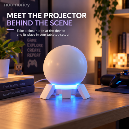 🔥Hot Sale🎮 Pixel Fantasy Scene Projector – Ambient Decor for Gaming Rooms