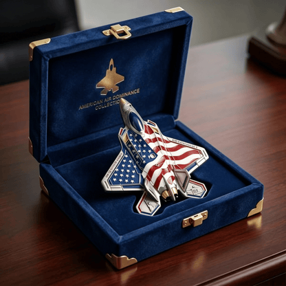 ✈️35th Anniversary Fighter Collector's Medallion - Limited Edition Metal Art🔥