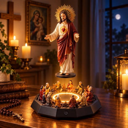 🎉 50% Off Sale ✨ Floating Christ LED Light – Illuminated Christian Faith Decor & Inspirational Gift