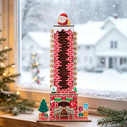 🎅 Build Your Own Christmas Countdown! DIY Mechanical Santa Chimney Calendar 🛠️✨