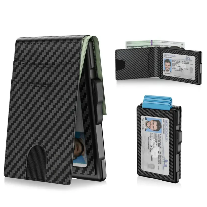 🔥Slim Pop-Up RFID Wallet for Men –  🤎Practical, sleek, and impossible to outgrow