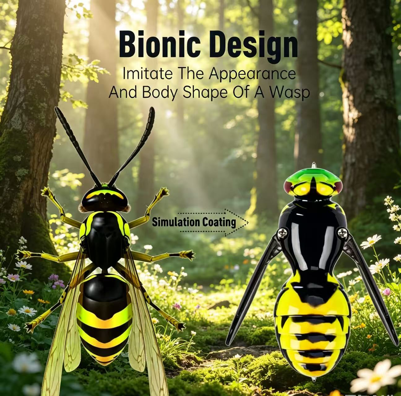 🔥 Last Day 49% OFF – 🐝 Bionic Wasp Topwater Lure That Triggers Explosive Strikes