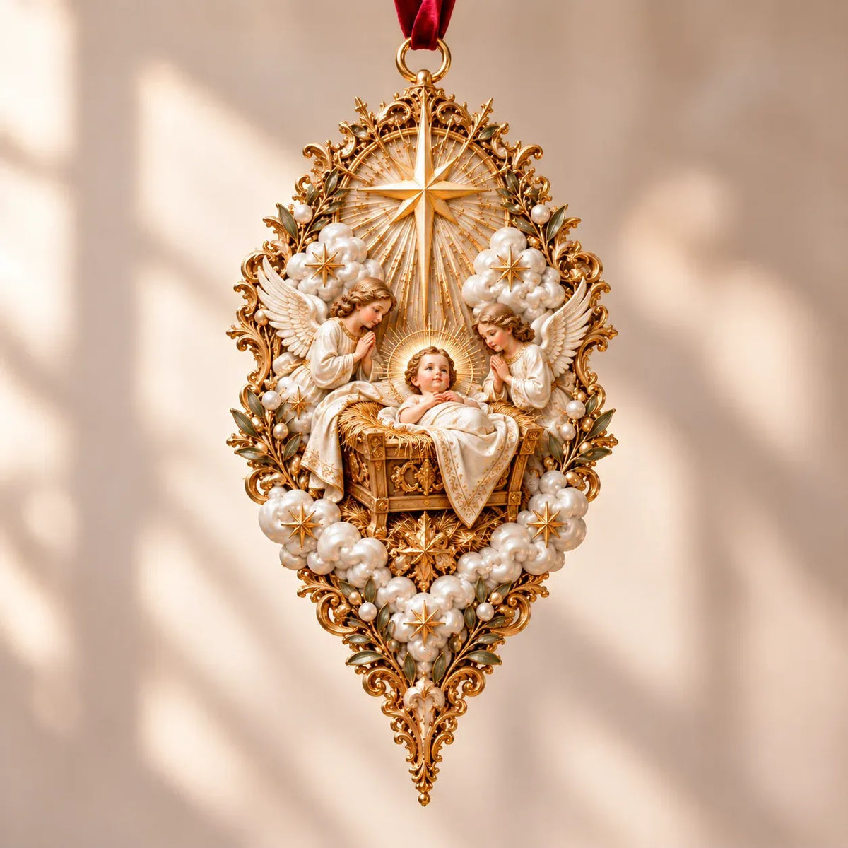 ⏳ Last Day 49% OFF – ✝️ Sacred Christmas Ornament Collection | 9 Faith-Inspired Designs with Sculptural Detail for Trees & Meaningful Gifts 🎄