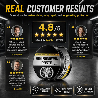 🥳2026 HOT SALE🥳💞50K+ SOLD!✨All‑in‑One Wheel Restoration Paste