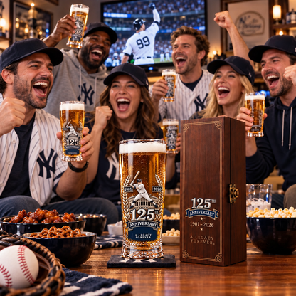 Let’s Go Tribe! 125th Anniversary Commemorative Pint Glass