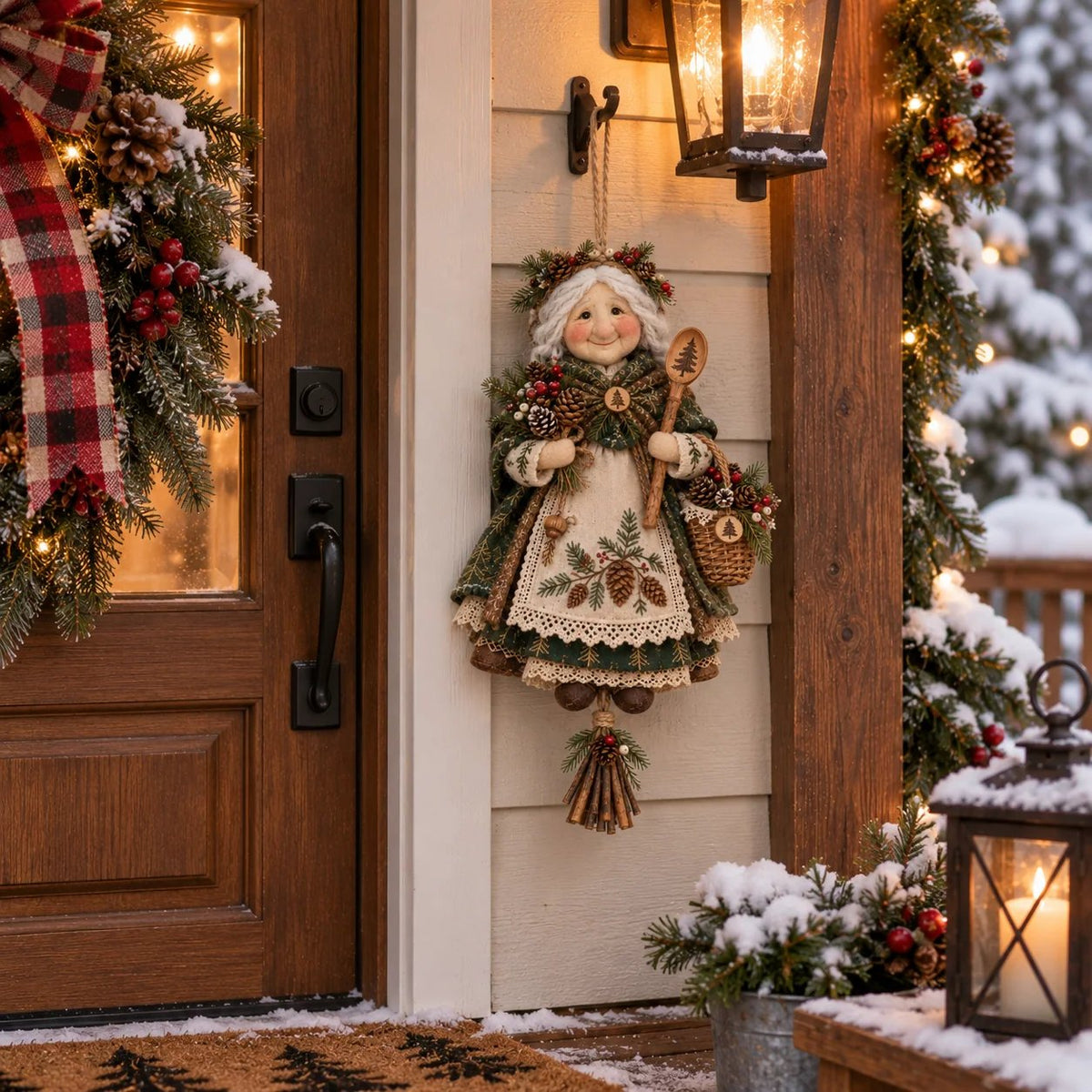 Good Luck Granny Front Door Decor