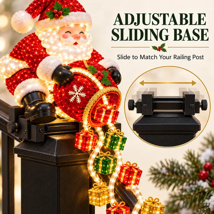 🎅 Santa Magic Gift Cascade Railing Light🎄