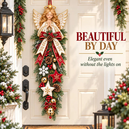 👼 Light-up Angel Christmas Door Decoration Gift – A Christmas blessing from heaven