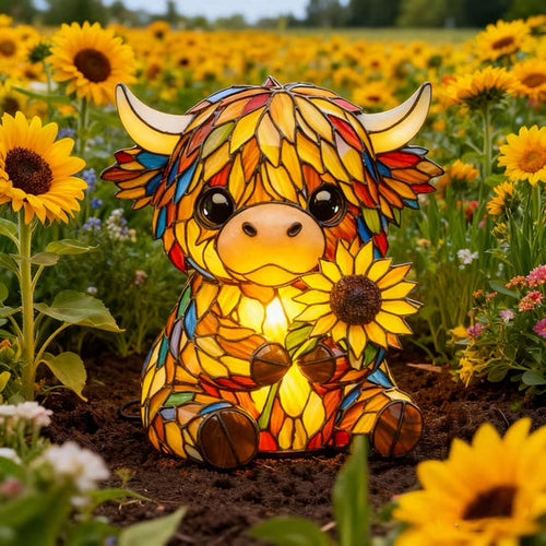🐂Creative Highland Cow LED Night Light🌻