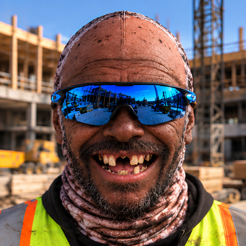 😂 Funny Face Ski Mask — A Prank Gift for the Construction Site 🎁