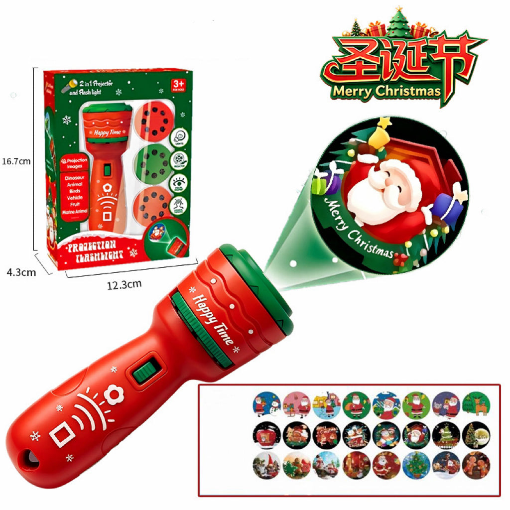 🔥HOT SALE 49% OFF -🎃👻Kids Halloween Christmas Projection Flashlight Toy