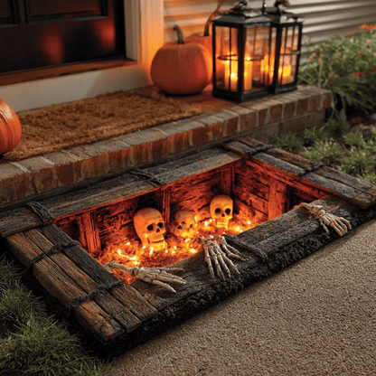🚪 Step Into the Void: Halloween 3D Illusion Mat