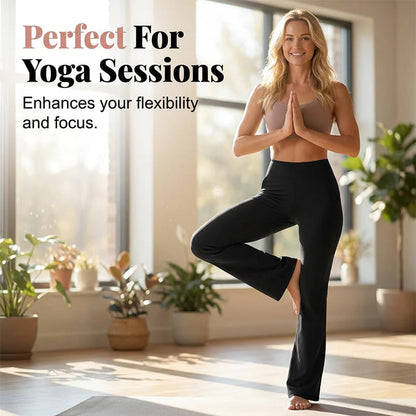 🧘‍♀️  50% OFF! ✨ Women's Stretchy Bootcut Yoga Pants – Flattering, Ultra-Flexible, Pockets Included