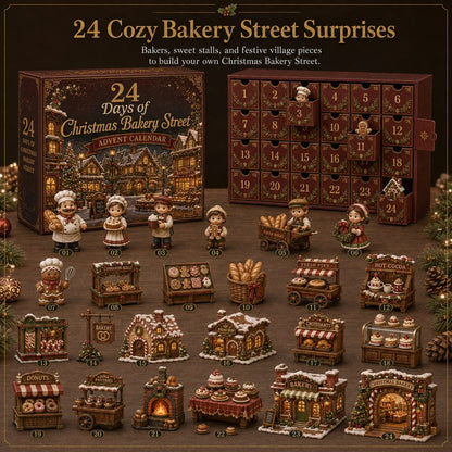 ⏳ Last Day 49% OFF – 🎄 24 Days Of Christmas Village Friends Advent Calendar | 24 Unique 2D Flat Printed Characters, Shops & Holiday Designs for a Complete Festive Village ✨