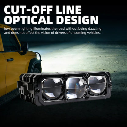 75W LED Driving Light – Super Bright 5500K Waterproof Car Spotlight