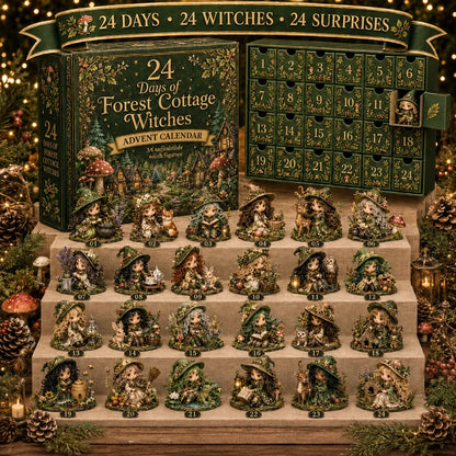 🧙‍♀️TODAY ONLY 49% OFF – Witch Advent Calendar | 24 Days of Magical Witchy Surprises | Limited Edition Collectible Mini Figures✨