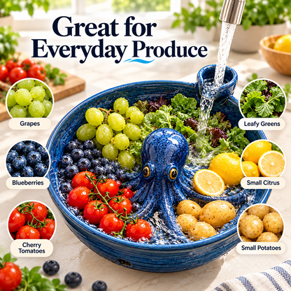 🐙 Just Add Water — Let the Vortex Wash Your Produce for You!