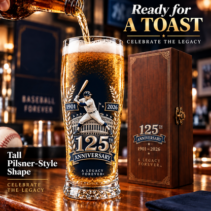 Let’s Go Tribe! 125th Anniversary Commemorative Pint Glass