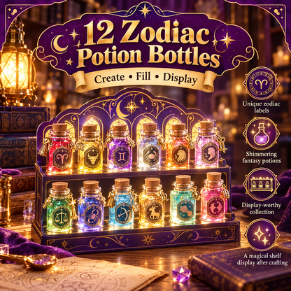 🔮✨ Starlit Wish Potion Lab – DIY Zodiac Magic Potion Making Kit