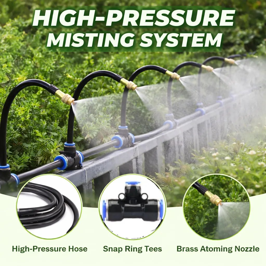 💧Flexible Garden Misting Kit for Everyday Watering