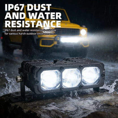 75W LED Driving Light – Super Bright 5500K Waterproof Car Spotlight