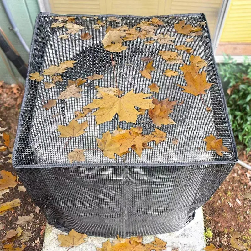 ⏳ Last day save 49%-❄️-Heavy-Duty Mesh AC Cover – All-Season Outdoor Protection