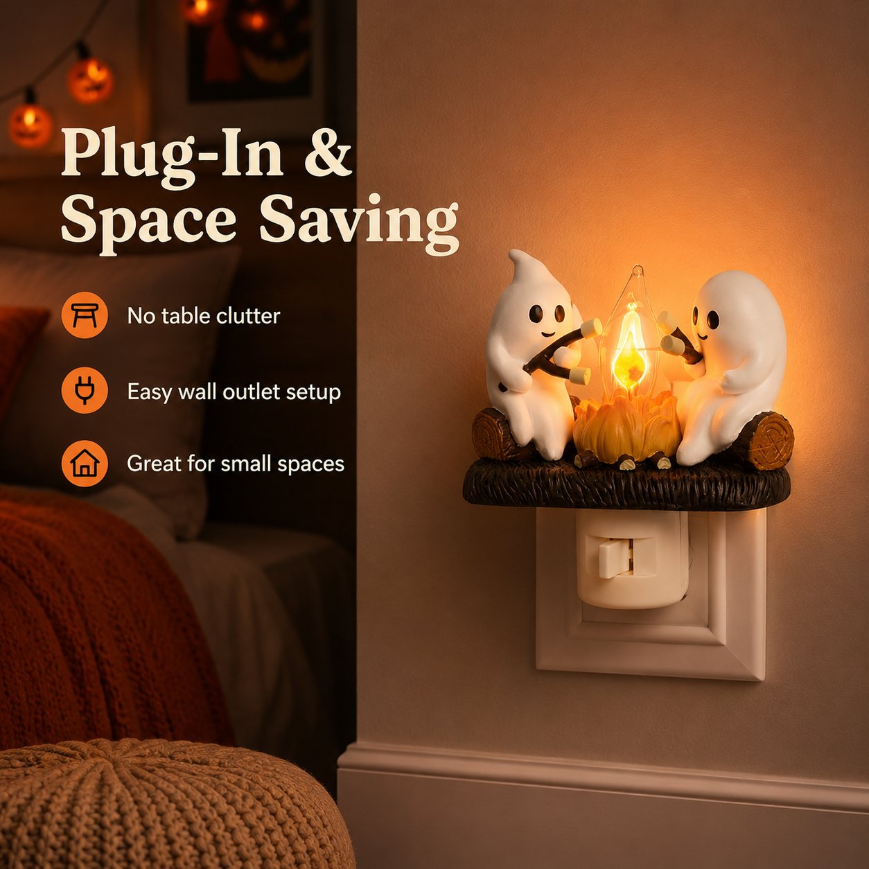 🔥 49% OFF🔥 - 👻 Halloween Ghost Tree LED Night Light