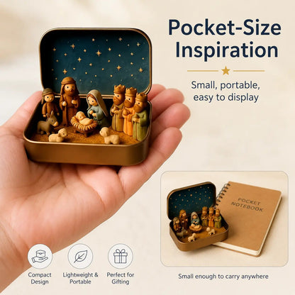 ✝️ Little Bethlehem™ – Pocket Nativity Scene Set ✝️