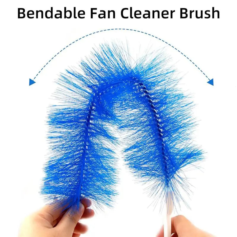 🧼💧3-Pack Bendable Microfiber Duster Set | Flexible Cleaning for Ceiling Fans & Gaps 🏠