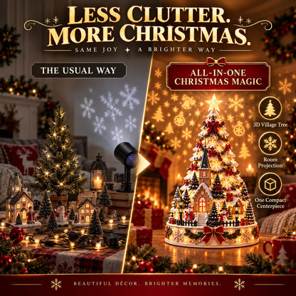 🌟 49% OFF🎄MerryRealm Christmas Village Lightscape Tree
