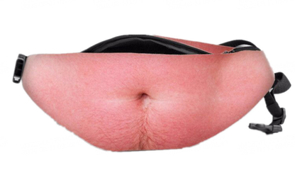 Funny Dad Bod Fanny Pack – Hilarious 3D Gag Gift Waist Bag