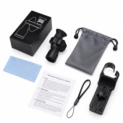 🔥 Last Day 49% OFF 🔭 Mini Monocular Phone Telescope – Pocket Long-Distance Viewer with Adjustable Smartphone Clip