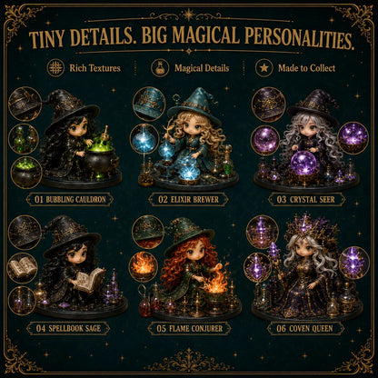 🧙‍♀️TODAY ONLY 49% OFF – Witch Advent Calendar | 24 Days of Magical Witchy Surprises | Limited Edition Collectible Mini Figures✨