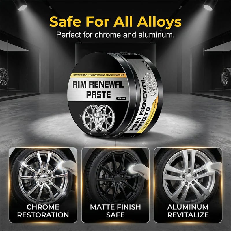 🥳2026 HOT SALE🥳💞50K+ SOLD!✨All‑in‑One Wheel Restoration Paste