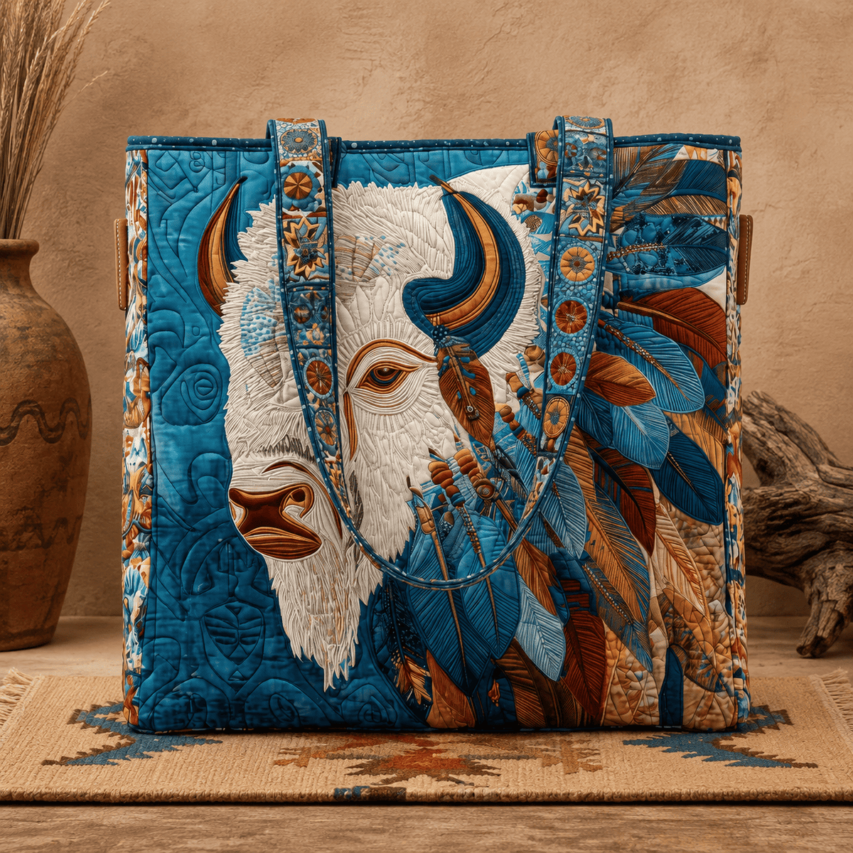 🔥Last Day 49% OFF👜Handmade Native American Quilted Tote Bag