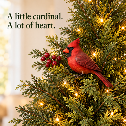 🎄🐦Cardinal Lantern Trees