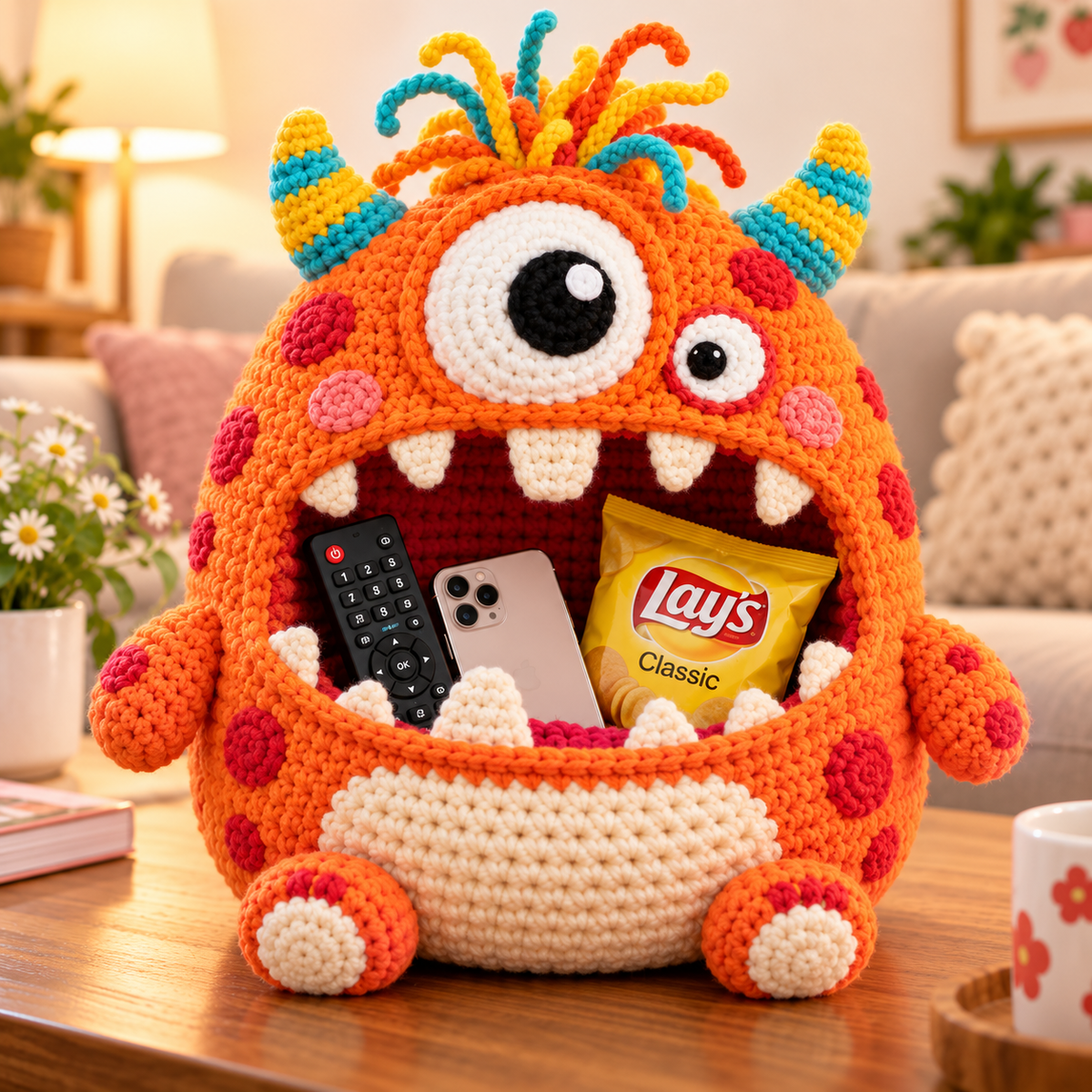Clutter Munchers Hungry Monster DIY Crochet Storage Buddies 👾🧶