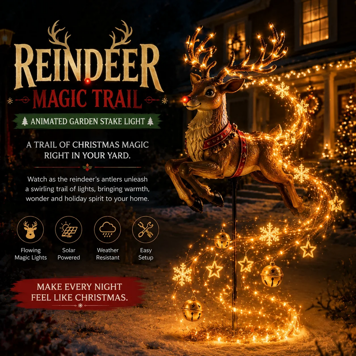 🎁Last Day 49% OFF-✨ Enchanted Flower Fairy Solar Garden Light – Magical Glowing Outdoor Christmas Yard Decor 🧚🌸