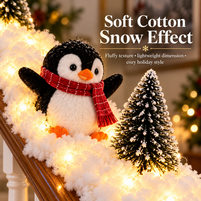 🐧Playful Penguin Snowy Stair Railing Decor