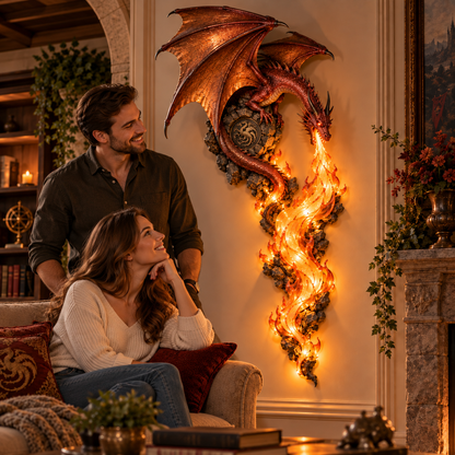 🔥Last Day 49% OFF -🐉 Dragonfire Guardian™ Wall Sconce – A Legendary Flame Awakens On Your Wall