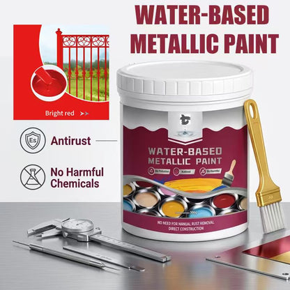 🔥⏳Time-Limited Special⏰Rust Converter Metallic Paint – One coat stops rust, no sanding, no fumes.  🔨🛡️
