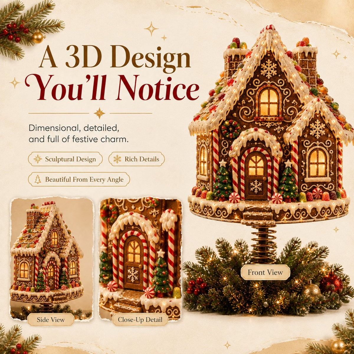 ⏳ Last Day 49% OFF – 🎅  Lighted Christmas Tree Topper Collection ✨