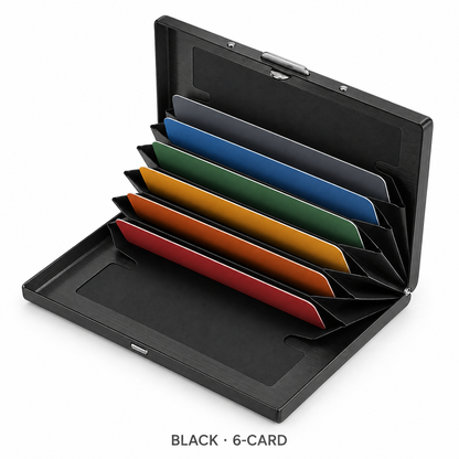 🔥RFID-Blocking Stainless Steel Card Wallet  🔒