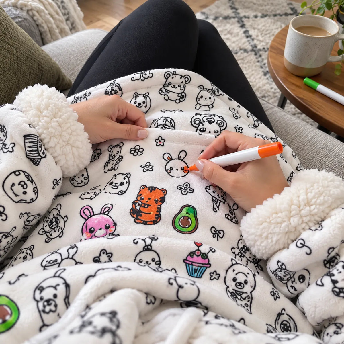 🎨🛌 Doodle Pajamas — Create Your Own Cozy Style & Make Every Night More Fun!