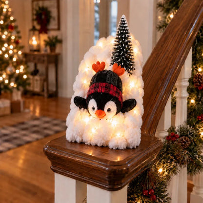 49% OFF 🐧 Penguin Christmas Stair Snow Decor | A Cozy Penguin Christmas Story ✨