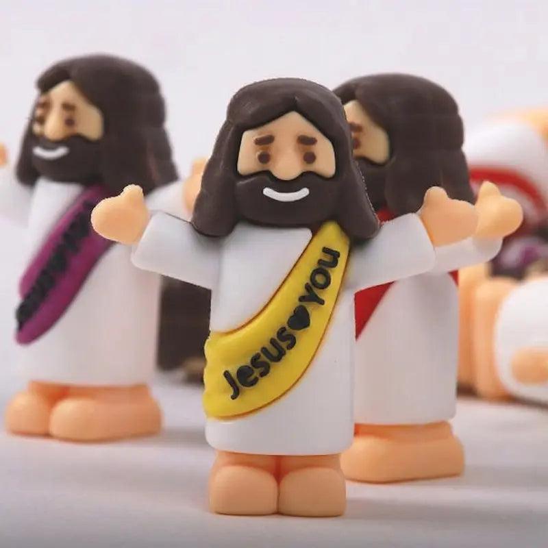 ✝️ Mini Jesus Figurines – Easter Egg Fillers & Faith-Based Party Favors