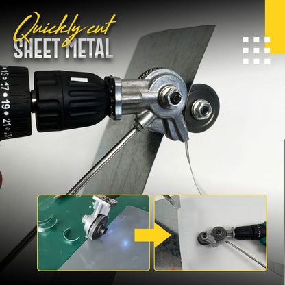 🔥 Metal Nibbler Drill Attachment – Powerful Sheet Metal Cutter for Electric Drills ✂️✨🎯
