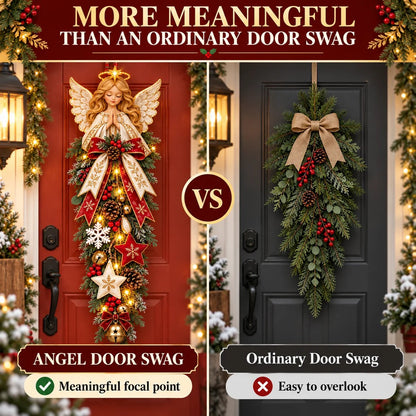 👼 Light-up Angel Christmas Door Decoration Gift – A Christmas blessing from heaven