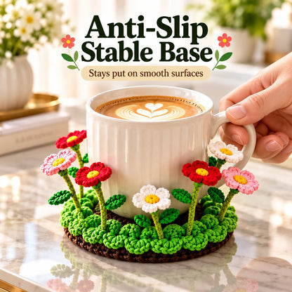 🌸Handmade Crochet Floral Coaster | Everlasting Table Art 🌸