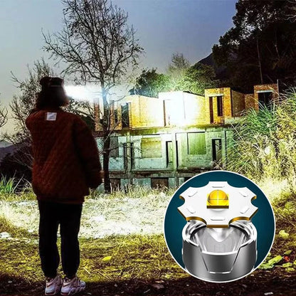 👍 Limited Time!⏰ Rechargeable Waterproof LED Headlamp | Outdoor Fishing & Camping Light! 🔦💧✨